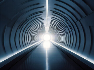 an image of a tunnel with bright light in it