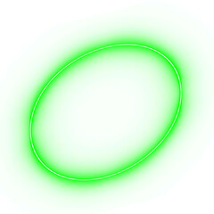 Gradient oblique circle colorful bright neon border