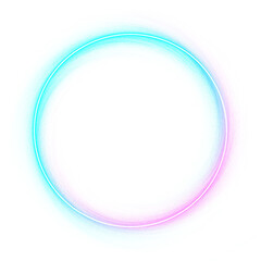 Neon frame border gradient colorful