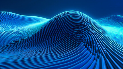 a blue background with two tracks of ridges on it