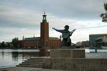 Exterior shot of the Stockholm City Hall
