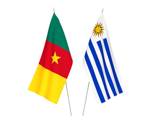 Oriental Republic of Uruguay and Cameroon flags