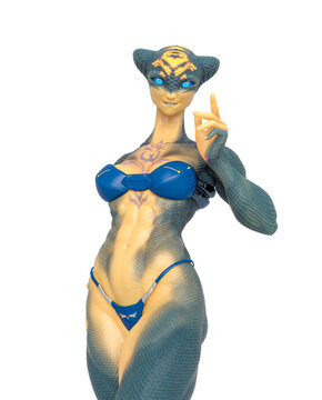 aquatic alien girl is the first miss universe on bikini