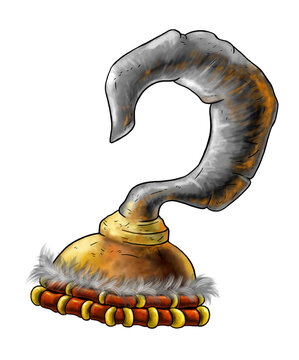 Ilustraci&oacute;n de un garfio