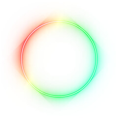 Neon frame border gradient colorful