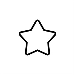 Premium of star icon. Simple pictogram, vector illustration on a white background.