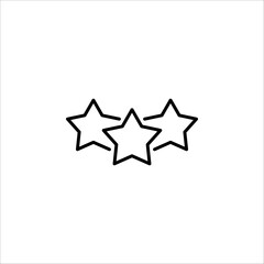 Premium of star icon. Simple pictogram, vector illustration on a white background.