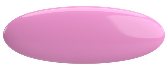 3D button. Empty button. 3D illustration.