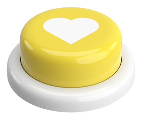 Like button. Like icon. 3D illustration.