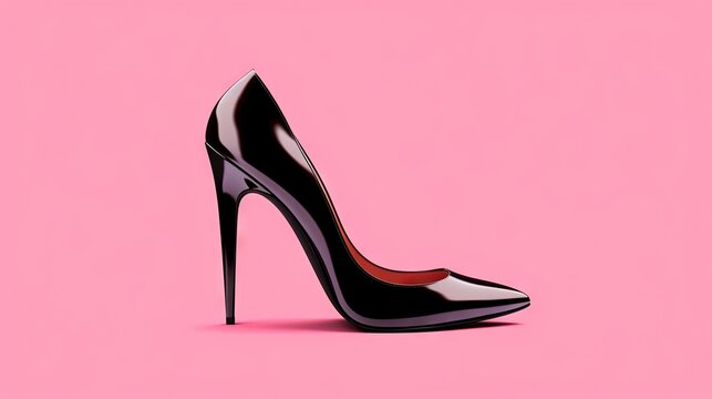 black heels red bottoms