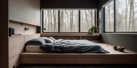 rustic bedroom design
