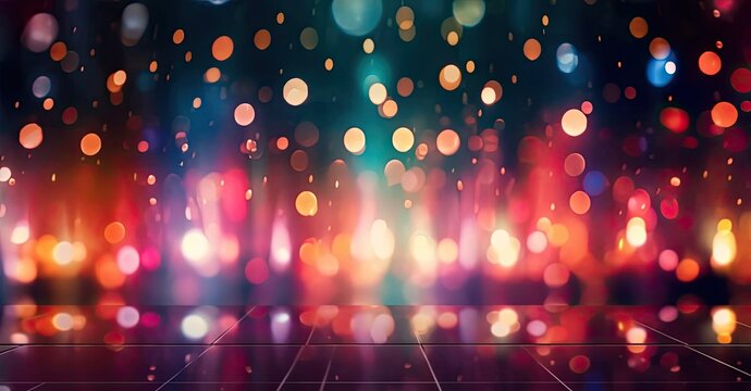 Neon Casino Blank Sign Background With Copyspace Generative AI