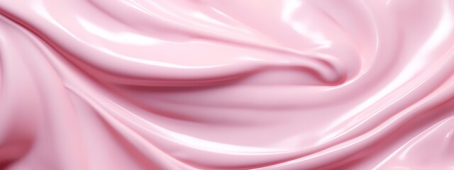 Pink Beauty Bliss: Close-Up Texture Background of Skin Care Cosmetic Cream