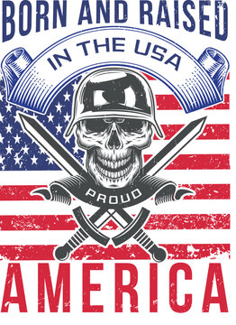 USA t-shirt design
