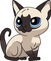 Siamese cat cute