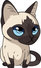 Siamese cat cute