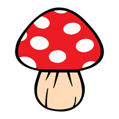 Mushroom Svg, Red Mushroom Svg, Toadstool Svg, Svg Mushroom, Forest Svg, Mushroom Png, Boho Mushroom, Digital Download, Svg Files for Cricut