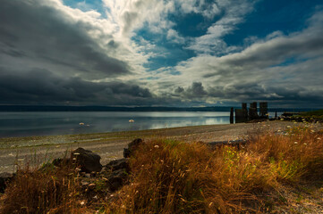 clouds over the Puget Sound, Port Ludlow