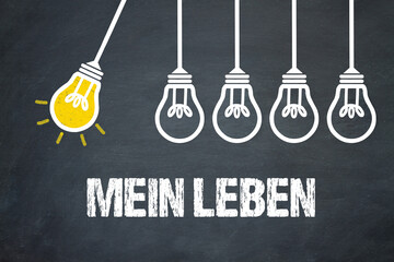 Fototapeta premium Mein Leben 
