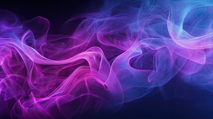 Future cyberspace concept,Futuristic dark background with neon glow and smoke,AI generated.