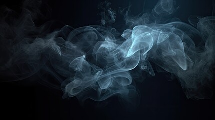 Background texture in the form of smoke,Abstract gray background in the form of a swirling fog,AI generated.