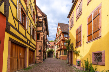 Kaysersberg Town street view in France