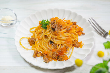 ミートソーススパゲティ
