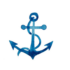 Sea, Coast,  and Beach Summer  Simple illustration