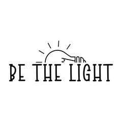 Be the Light Vector, Light Vector, Christian vector