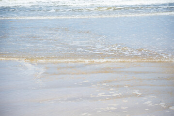 Low view of the edge of Guaibim beach