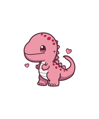 Pink Dinosaur Cartoon