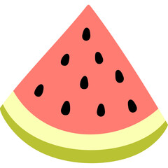 Watermelon Slice Illustration