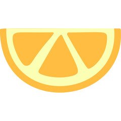 Orange Slice Illustration