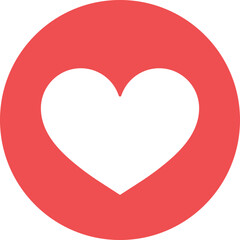 love button icon vector . stylish social media love icon