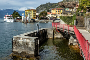 Varenna town, Como Lake district landscape. Italy, Europe