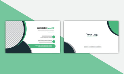 Corporate Business card design for personal identity