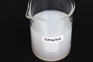 Cutting fluid in container, Laboratory Quality Testing Concepts