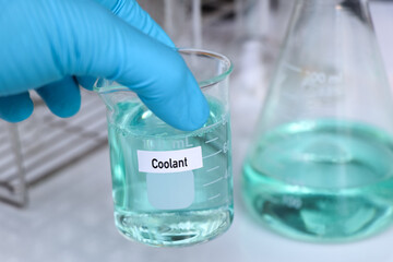 Coolant in container, Laboratory Quality Testing Concepts