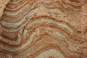 Coloured Mountains in Khizi district, Azerbaijan.