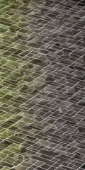 A wall with a pattern of squares and letters Generative AI