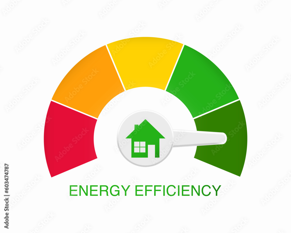 Wall mural 3d energy chart for concept design. 3d vector illustration. chart concept. vector icon.