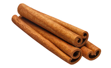 Cinnamon sticks cut out
