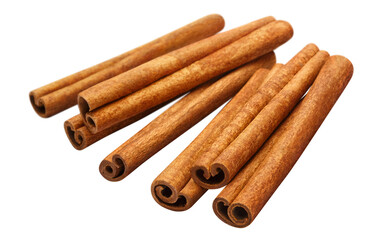 Cinnamon sticks cut out