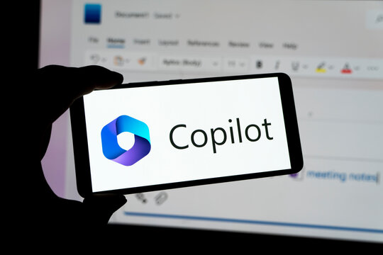 Microsoft Copilot Artificial Intelligence Assistant For Applications And Services.	
