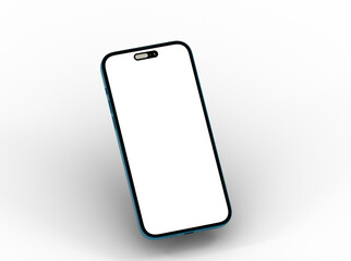 Mockup - smartphone  With Blank Screen in 3d