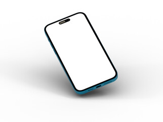 Mockup - mobile smartphone device digital isolated 3d