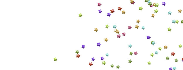 XMAS Holiday  colourful lden decoration, glitter frame isolated -