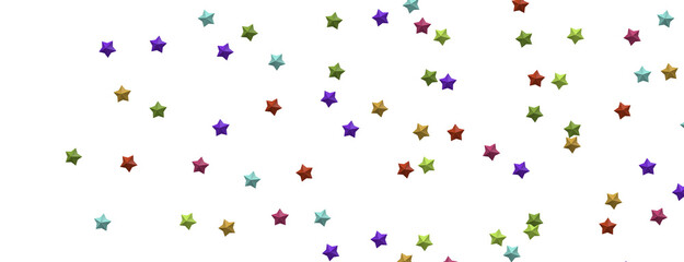 colorful XMAS Stars - A whirlwind of golden snowflakes and stars. New