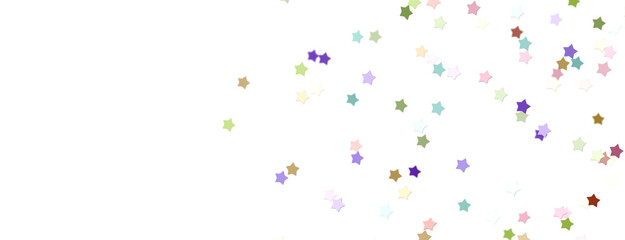 colorful Holiday decoration, glitter frame isolated -