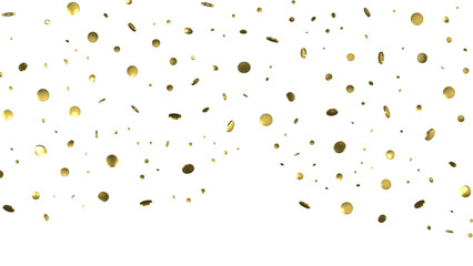 Glittering golden confetti png. Glittering golden
